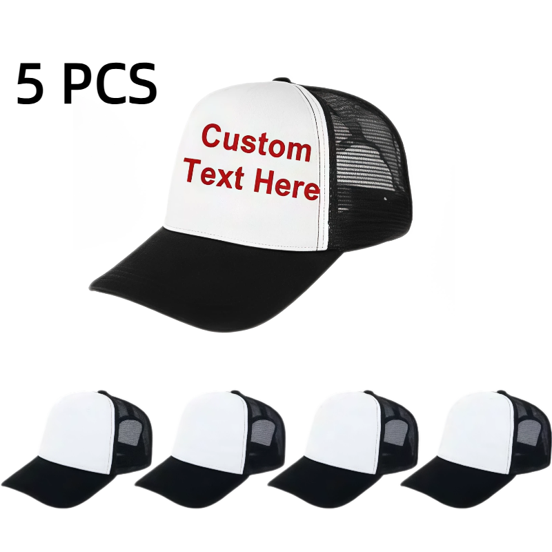 Hat Sublimation Blank - 5 шт. заготовок для сублимации: сетчатые