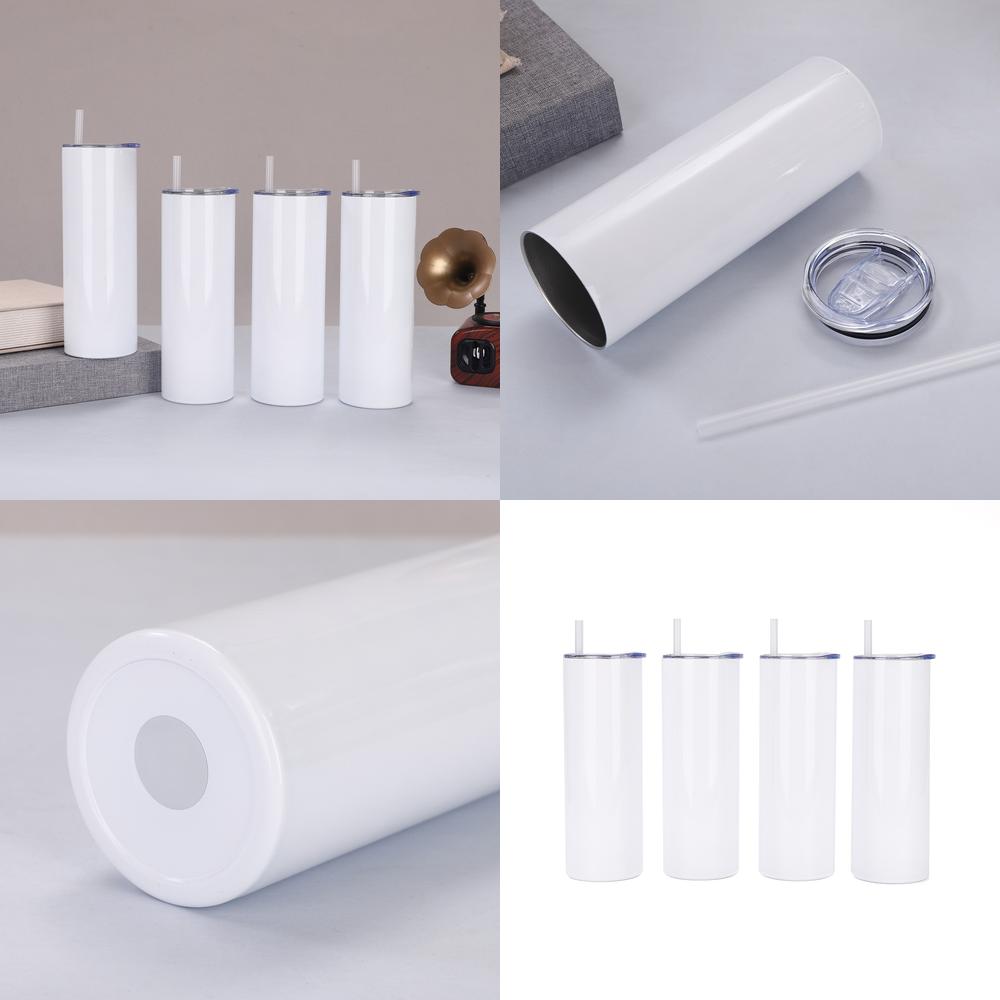 Sublimation Mug White - Прямая чашка 20 унций из нержавеющей