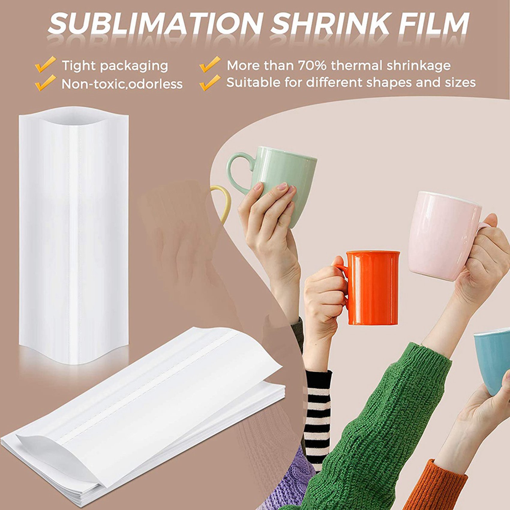 A74E-140 шт. термоусадочная пл – обзор и цена Sublimation Mug White